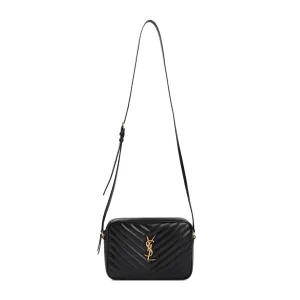 SAINT LAURENT Mini Leather Lou Handbag