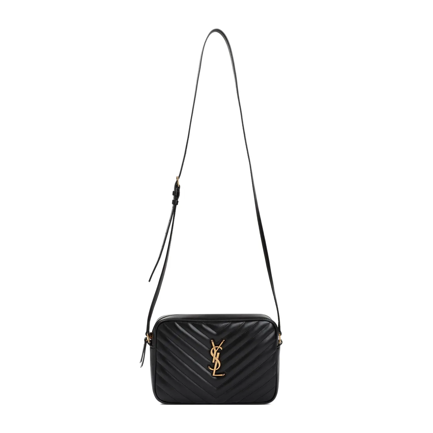 SAINT LAURENT Mini Leather Lou Handbag