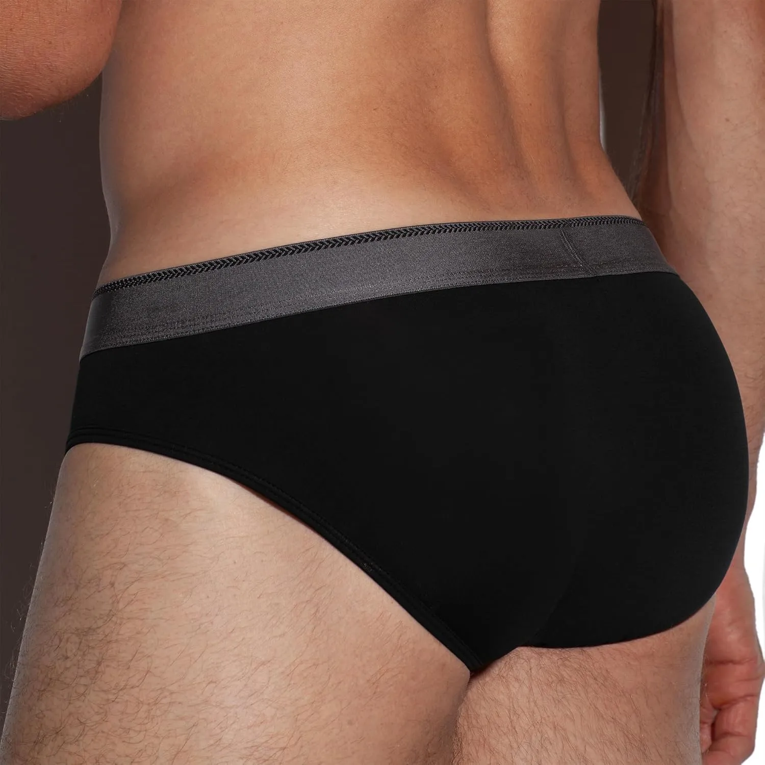 SALIGIA Retro Classic Men's Briefs - Premium Cotton Men's Underwear Pack with Breathable and Supportive Double-Layered Pouch