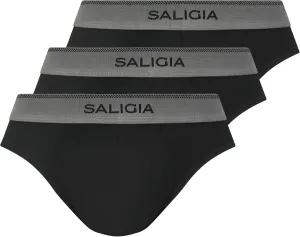SALIGIA Retro Classic Men's Briefs - Premium Cotton Men's Underwear Pack with Breathable and Supportive Double-Layered Pouch