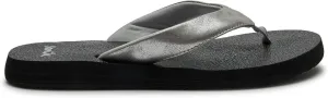 Sanuk Yoga Mat II Metallic - Women Sandals, Silver, 7