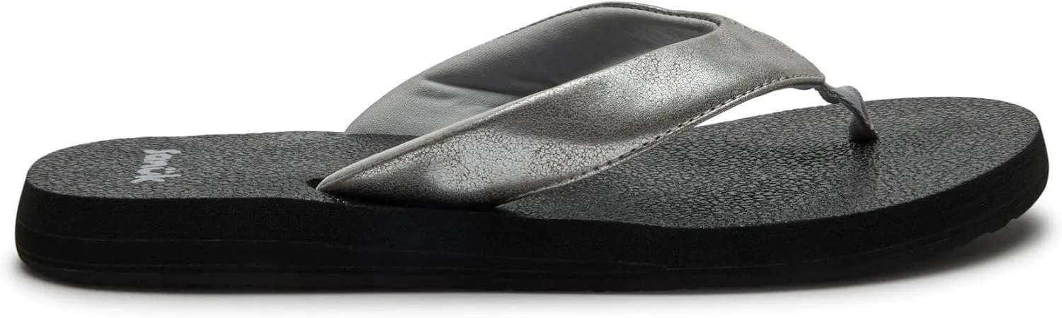 Sanuk Yoga Mat II Metallic - Women Sandals, Silver, 7