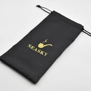Satin Drawstring Bag, Soft Black, 3x4, 3x5, 4x6, 5x7, 6x8, 7x15, 8x12, or 12x15 in, jewelry storage pouch, gift bag, wedding favor, wine