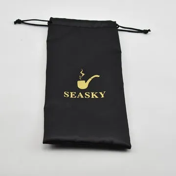 Satin Drawstring Bag, Soft Black, 3x4, 3x5, 4x6, 5x7, 6x8, 7x15, 8x12, or 12x15 in, jewelry storage pouch, gift bag, wedding favor, wine