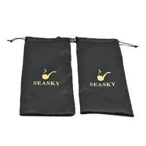 Satin Drawstring Bag, Soft Black, 3x4, 3x5, 4x6, 5x7, 6x8, 7x15, 8x12, or 12x15 in, jewelry storage pouch, gift bag, wedding favor, wine