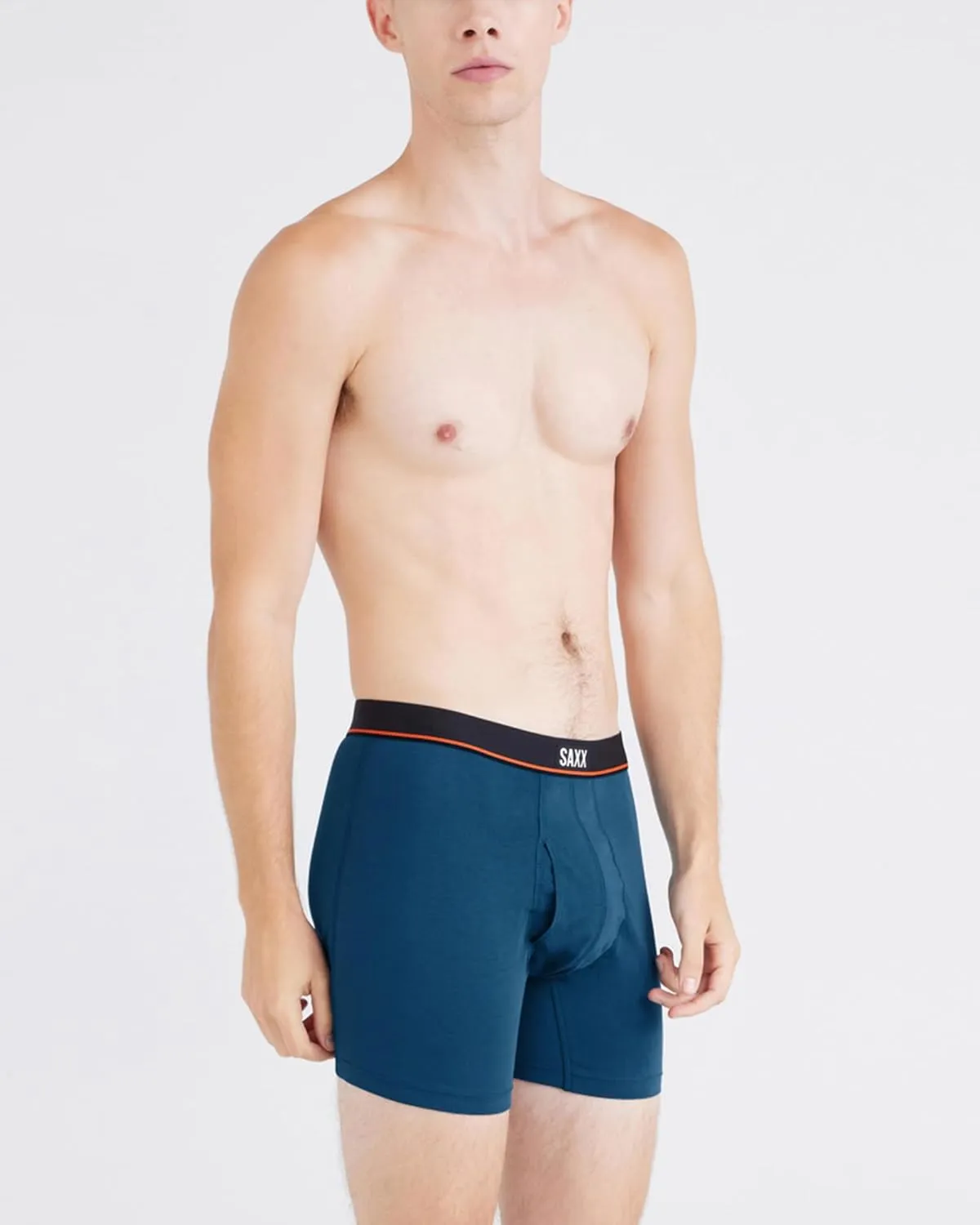 SAXX Underwear Co. Men's Underwear with Pouch Non-Stop Stretch Cotton Boxer Brief Fly