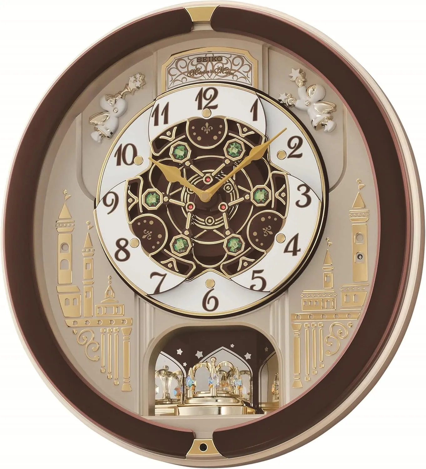 Seiko Melodies in Motion Musical Wall Clock, Spring Dance