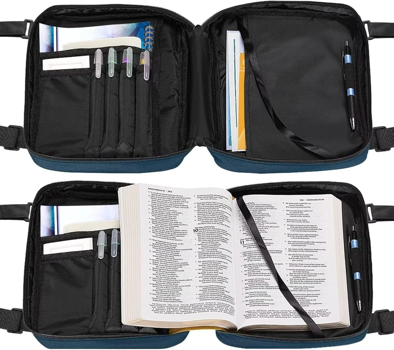 Shark Bible Cover Crossbody Bible Bags Shoulder Messenger Bags Carrying Book Case Journal Scripture Carrying Case Protective Oragnzier for Hiking Holiday Weekend
