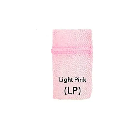 Sheer Colors Drawstring Pouch  -  Light Pink - 12 pcs. Pack