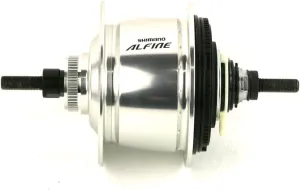 Shimano SG-S501 Alfine Disc Hub (Silver, 36H 8 Speed CenterLock Disc)