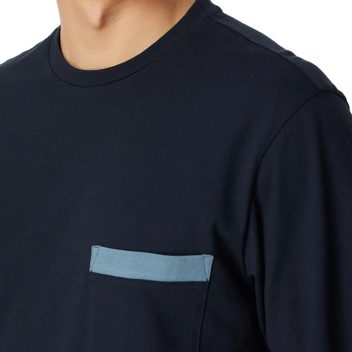 Short Round Neck Pajamas-Men's Pijama Sleepwear Set