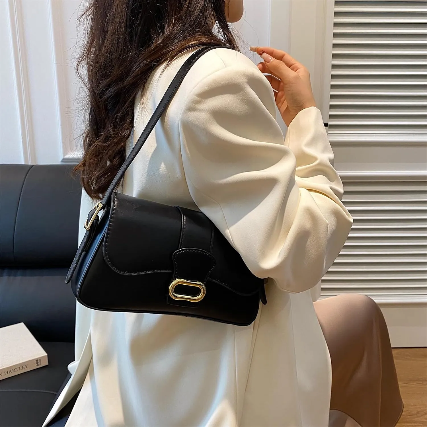 Shoulder Bag Classic Clutch Purse Soft PU Leather Handbag for Women Trendy Purses Shoulder Purse Designer Bags