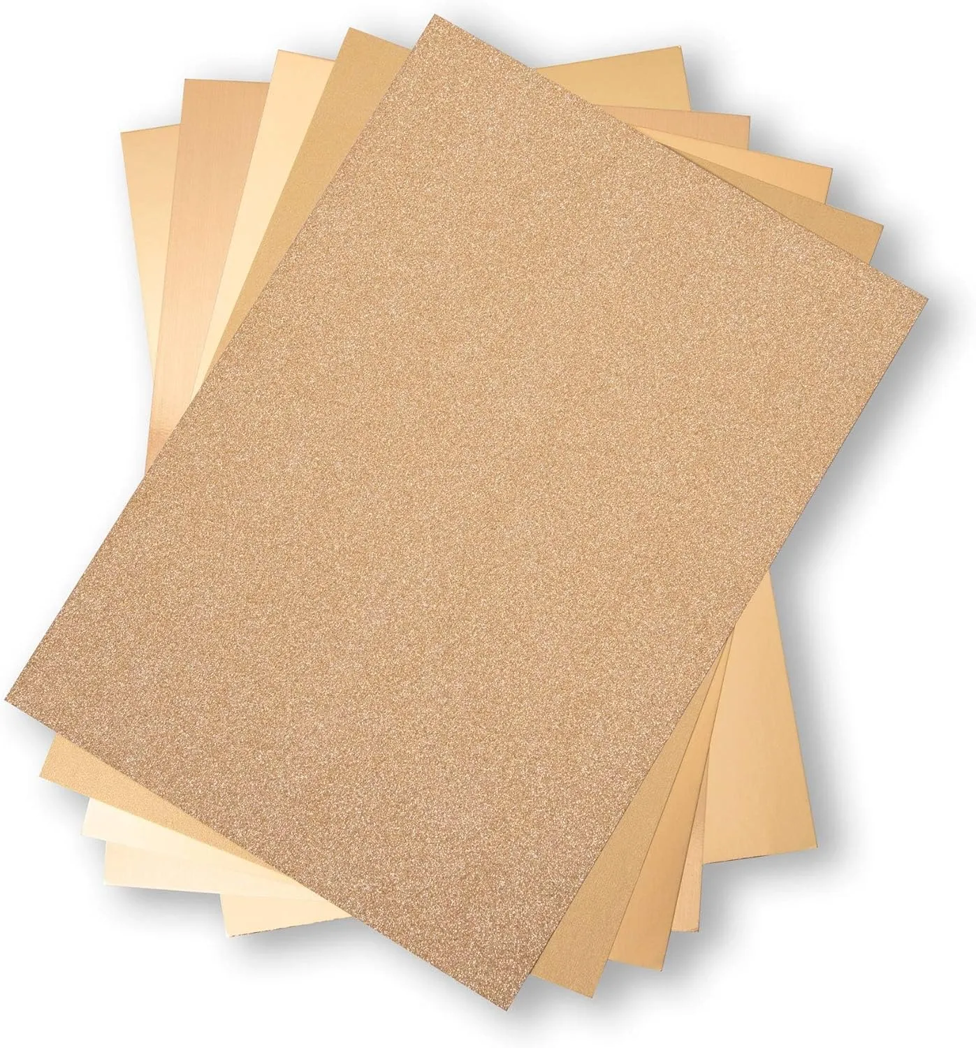 Sizzix, Gold, Surfacez-Opulent Cardstock , 50 Pack, 8x11.5 inches