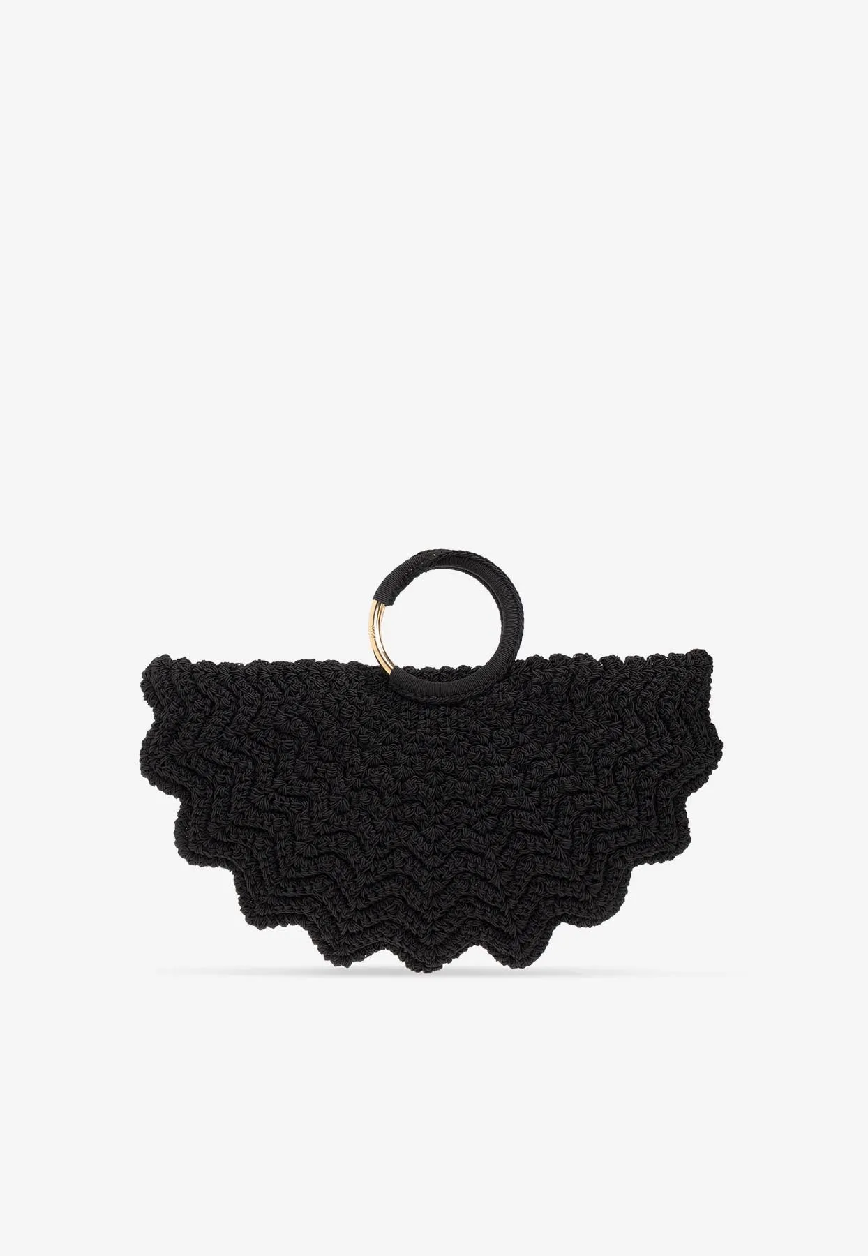 Small Bracelet Paravent Crochet Top Handle Bag