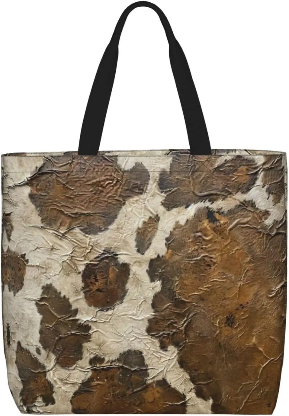 Small Rainbow Print Tote Bags Reusable Grocery Bag Shoulde Bag Handbag For Office Shopping Travel Women Casual Work
