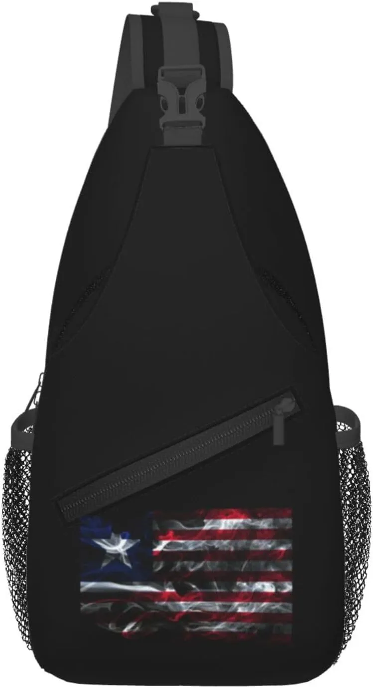 Smoke Florida Provisional Crossbody Bags For Women Men Chest Backpack Gym Shoulder Bag Travel Outdoor Sports Casual Crossbody Bags