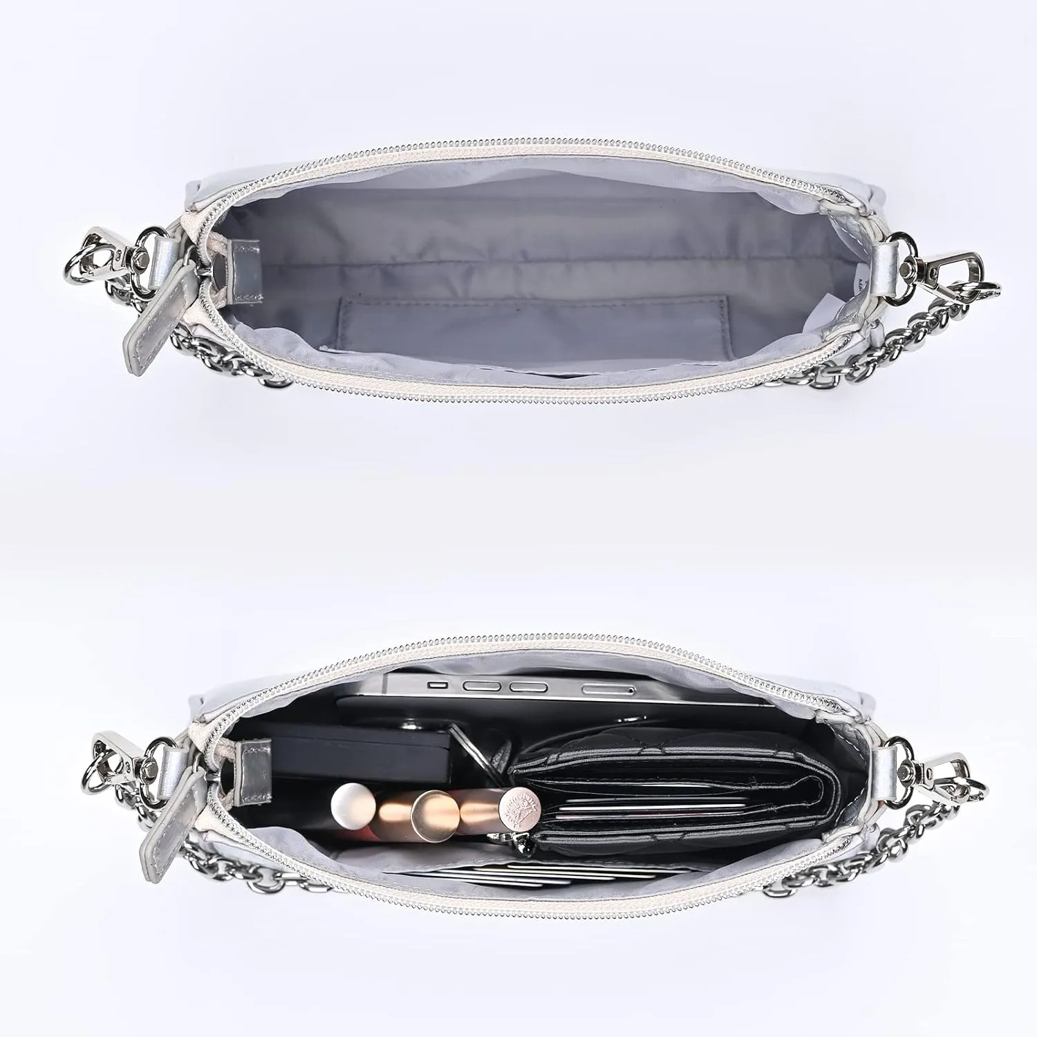 Snakeskin Shoulder Bag for Women, Small 90s Retro Clutch Purse, Mini Trendy Y2K Handbag