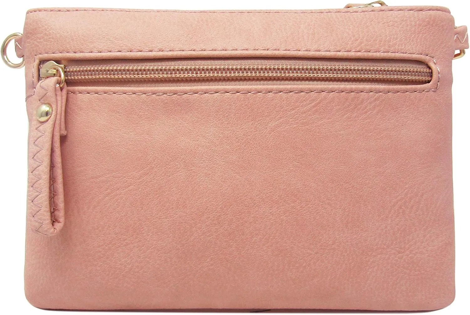 Solene Women's Detachable Wristlet Crossbody Bag With Multi Zipper Pockets