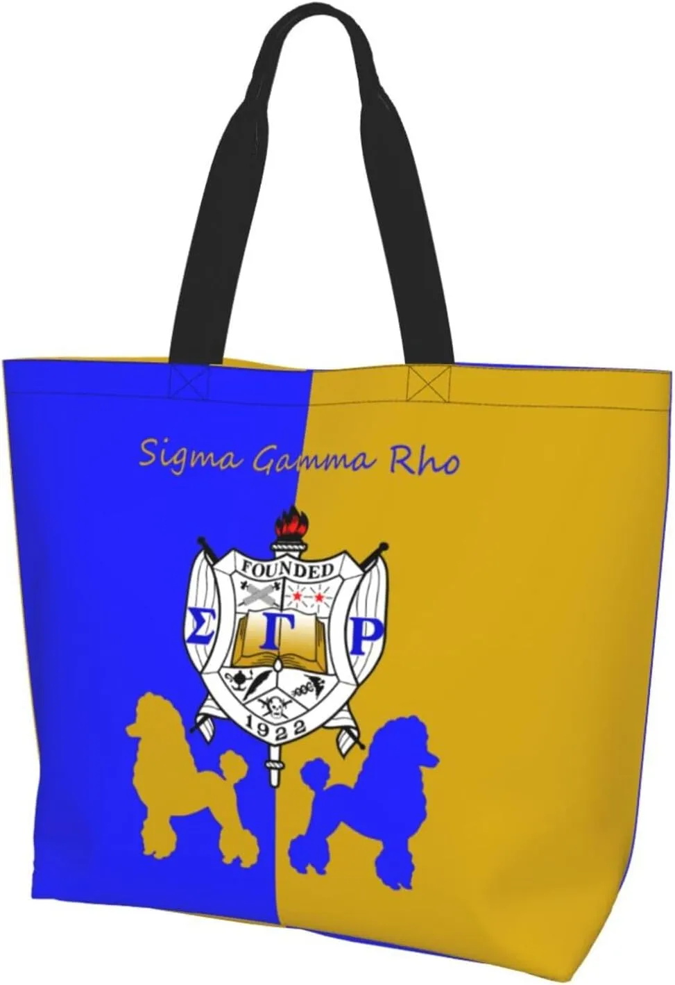 Sorority Tote Bag Sorority Gifts for Women 1922 Reusable Fashion Beach Bag Large Shoulder Shopping Bag