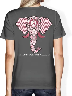 Southern Couture Alabama Crimson Tide Elephant Women's Classic Fit T-Shirt