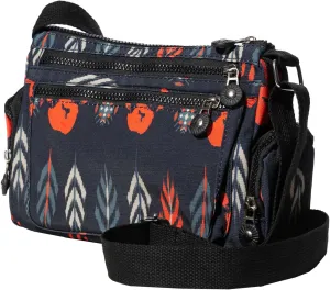 Southwest Crossbody Bag, Navajo Pattern, Roomy Multiple Pockets Bags, Shoulder Satchel Purse, with Adjustable Strap