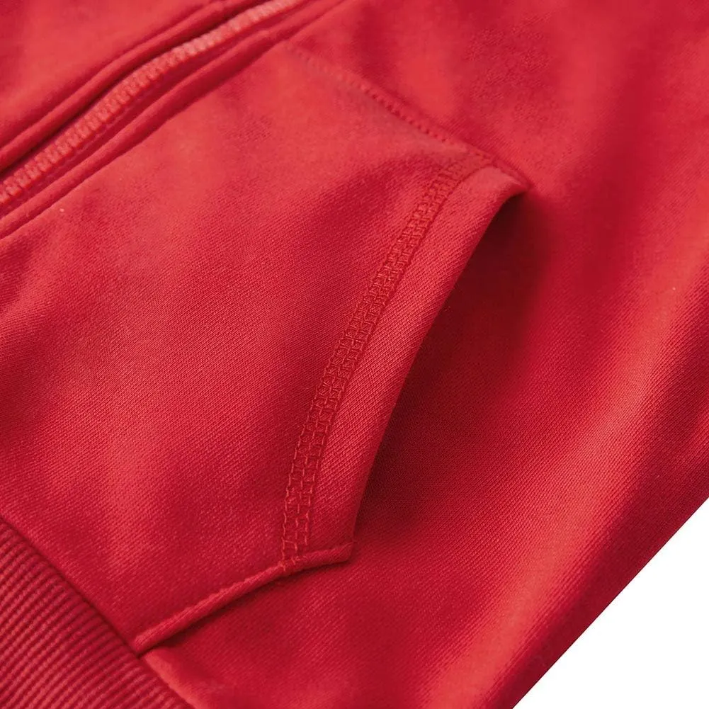 Spring&Gege Youth Solid Classic Hoodies Soft Hooded Full Zip Sweatshirts for Children (3-14 Years)