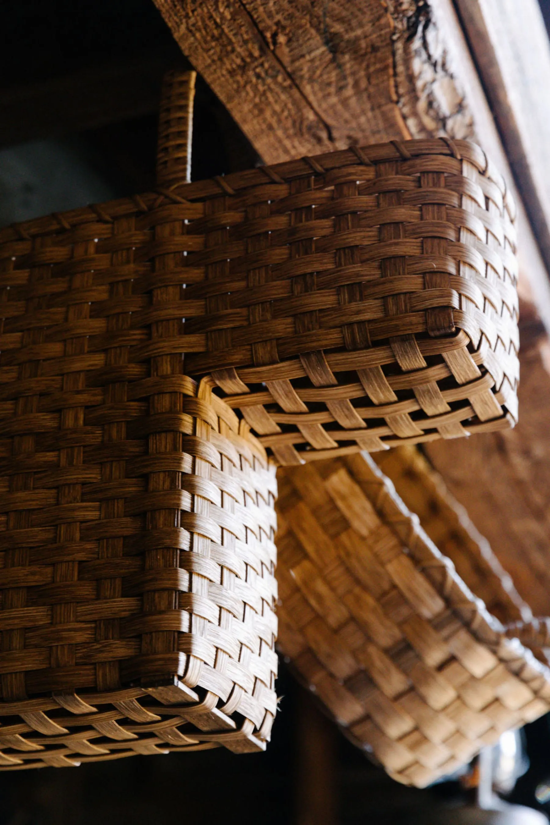 Stair Tote in Natural