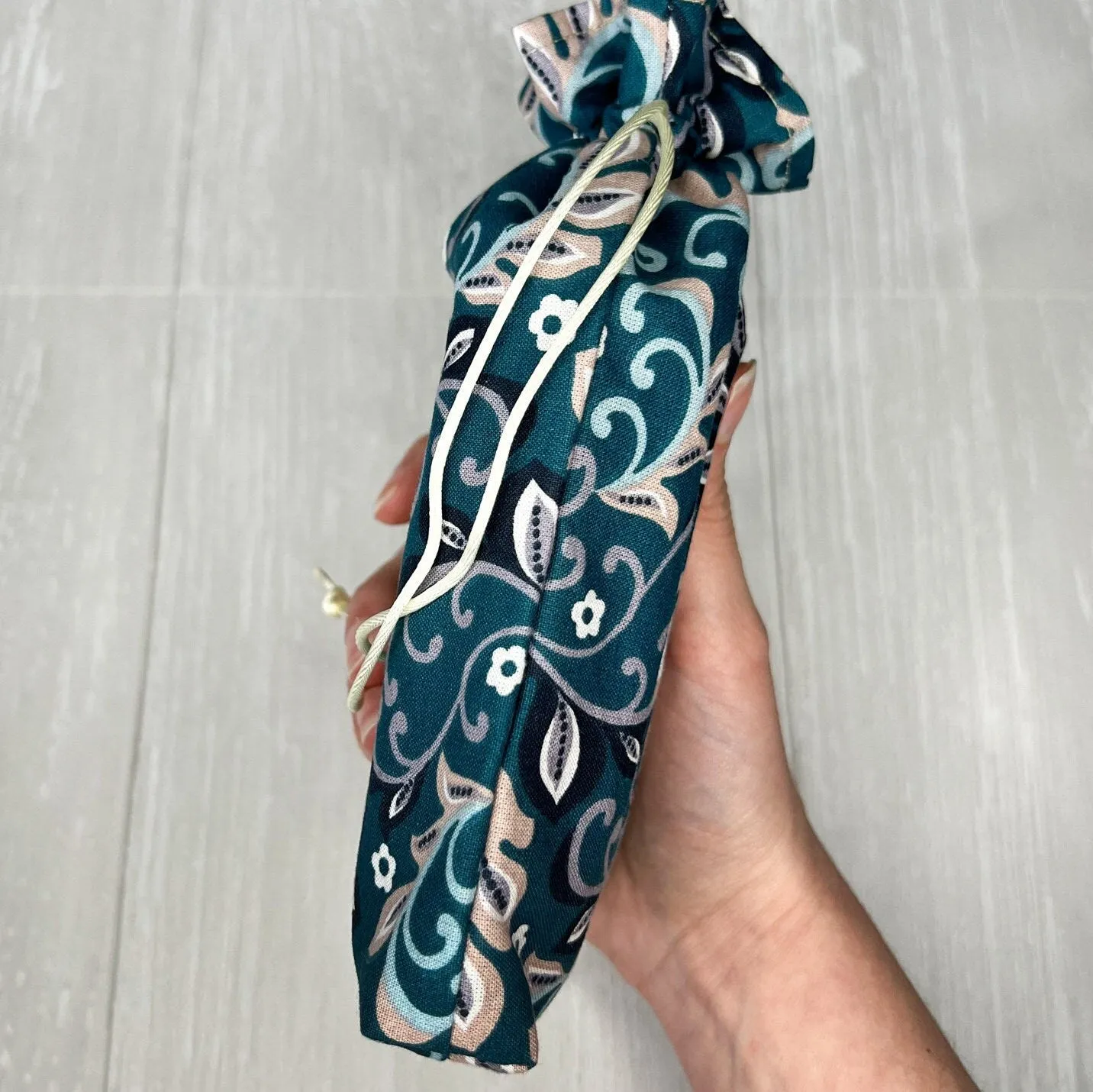 Standard Sized Floral Tarot Bag