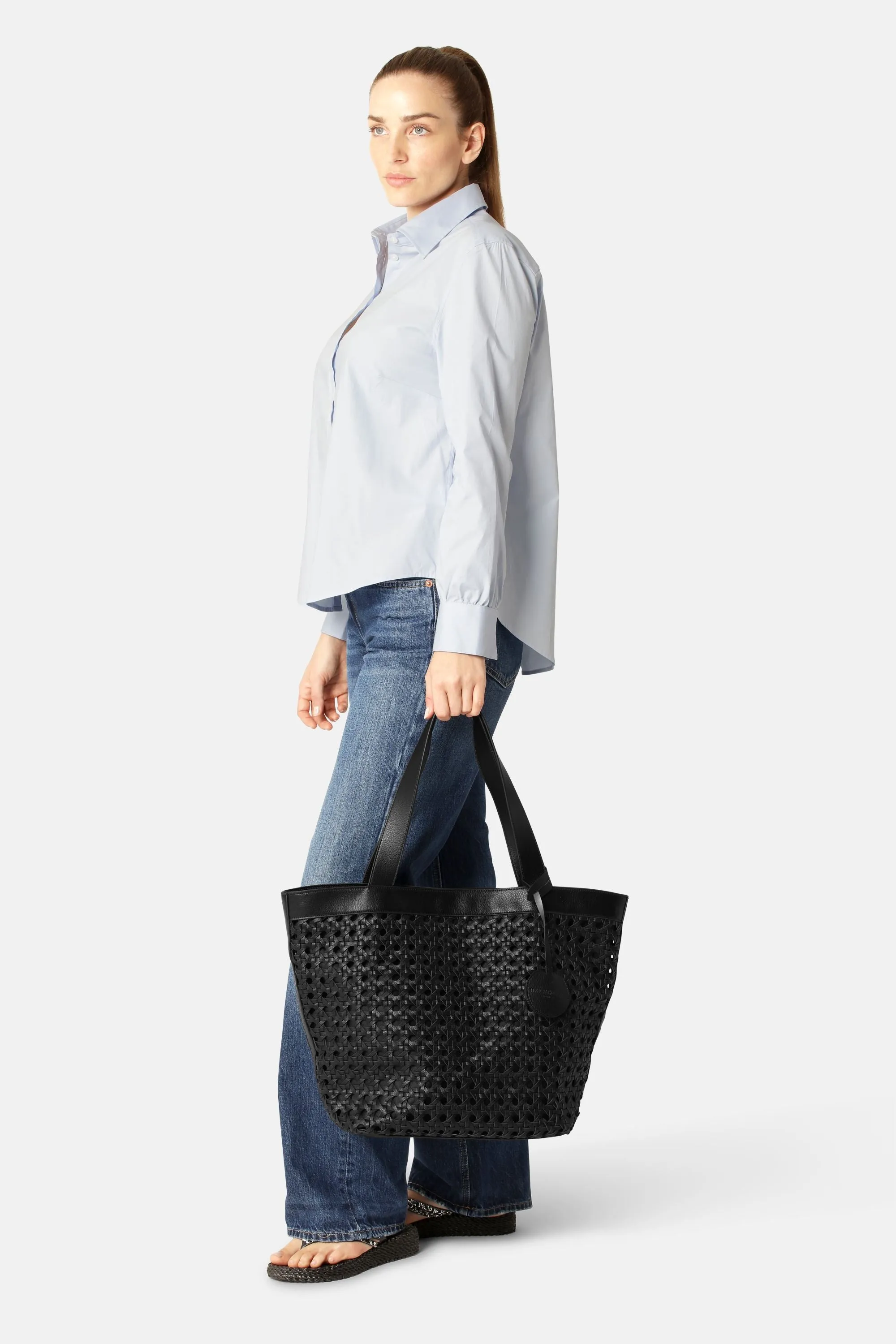 Stor Strandveske - Black Black