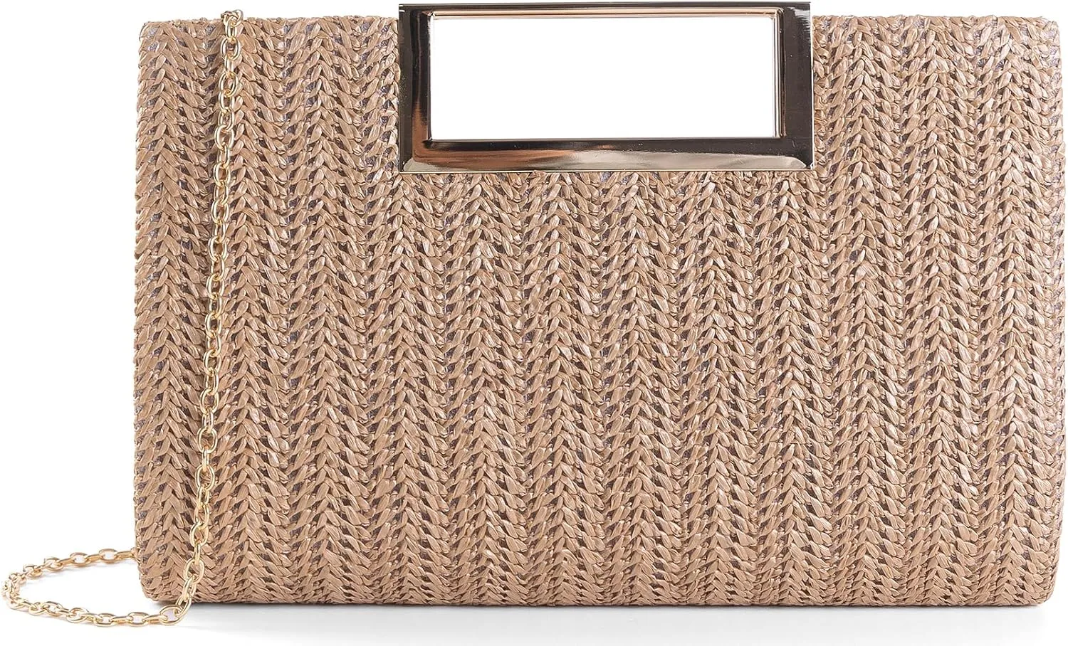 Straw Clutch Purse For Women Summer Rattan Purse Straw Crossbody Bags Raffia Handbags Top Handle Evening Purses Travel 2025