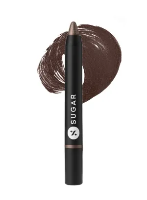 SUGAR Cosmetics Eyes And Shine Shadow Crayon05 Jasper Jazz (Metallic Medium Brown with Golden Glitter) Smooth, Long-Lasting, Multi-Purpose