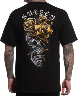Sullen Men's Rose Gold Tee Tattoo Lifestyle Graphic Artist Series Standard Fit Short Sleeve T-Shirt