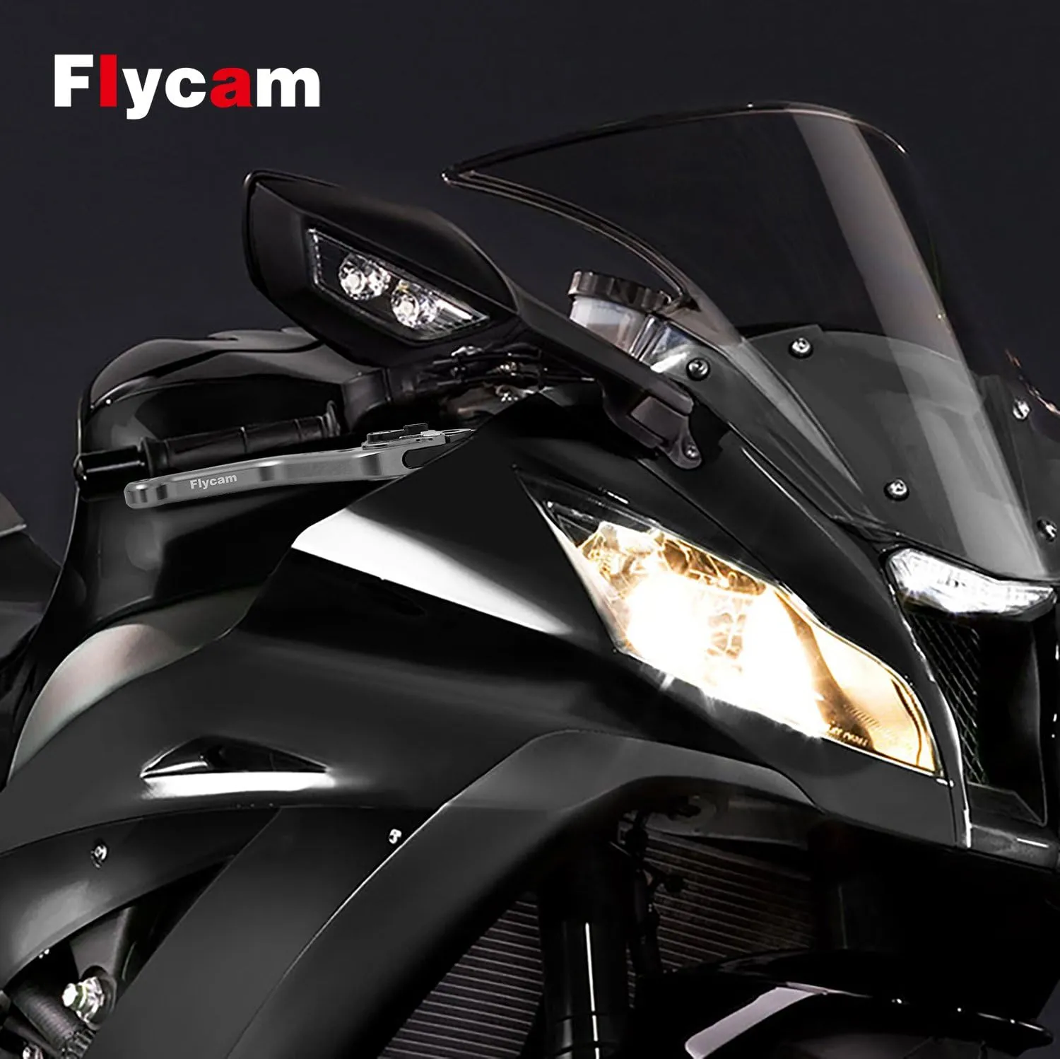 SunPower Motorcycle Brake Clutch Levers Adjustable CNC Aluminum Handles Lever Compatible with Yamaha MT-07 2014-2020 FZ8 FZ6R 2009-2015 FZ-07 FZ1 FAZER FJ09 XJ6 Diversion XSR900 700 ABS MT-09 FZ10