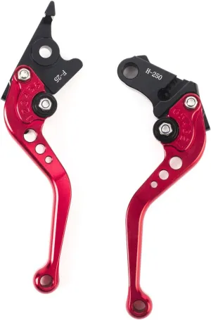 SunPower Motorcycle Levers Short Brake Clutch Levers CNC Adjustable Aluminum for Honda GROM/MSX125 2014-2017,CBR250R 2011-2013,CBR300R/CB300F/FA 2014-2016,CBR500R/CB500F/X 13-16,CB400F/CB400R SPL026