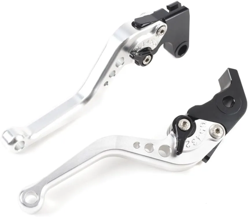 SunPower Motorcycle Levers Short Clutch Brake Lever CNC Adjustable Aluminum for Sport Bike Yamaha YZF R1 2004-2008,YZF R6 2005-2016,R6S Canada Version 2006,R6S Europe Version 2006-2007 SPL072