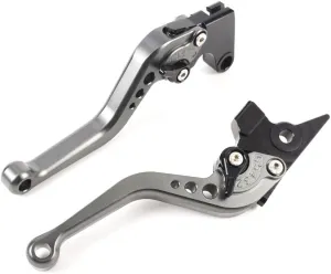 SunPower Short Brake Clutch Levers CNC Adjustable Aluminum for Yamaha FZ1 FAZER 06-15,FZ8 11-15,FZ6R 09-15,FZ6 FAZER 04-10,XSR 700/900 ABS 16-17,MT-07 14-17,MT09/SR/FZ9 14-17,XJR Diversion SPL077