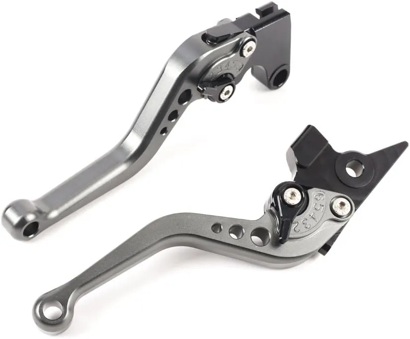 SunPower Short Brake Clutch Levers CNC Adjustable Aluminum for Yamaha FZ1 FAZER 06-15,FZ8 11-15,FZ6R 09-15,FZ6 FAZER 04-10,XSR 700/900 ABS 16-17,MT-07 14-17,MT09/SR/FZ9 14-17,XJR Diversion SPL077