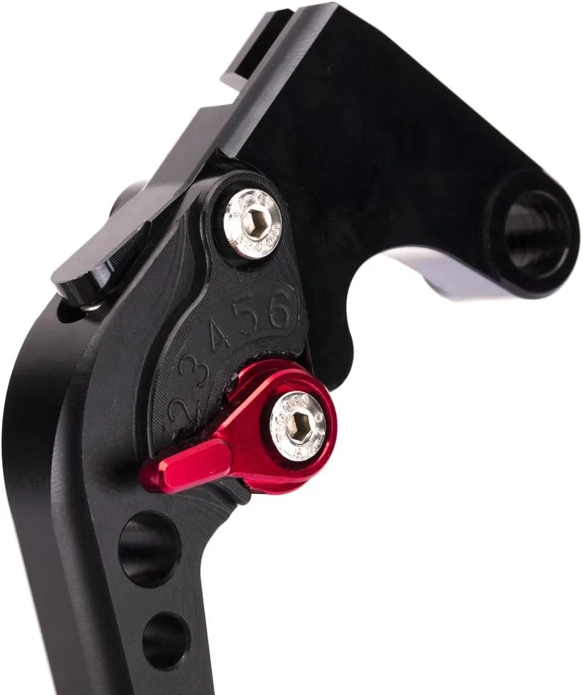 SunPower Short Brake Clutch Levers CNC Adjustable Aluminum for Yamaha FZ1 FAZER 06-15,FZ8 11-15,FZ6R 09-15,FZ6 FAZER 04-10,XSR 700/900 ABS 16-17,MT-07 14-17,MT09/SR/FZ9 14-17,XJR Diversion SPL077