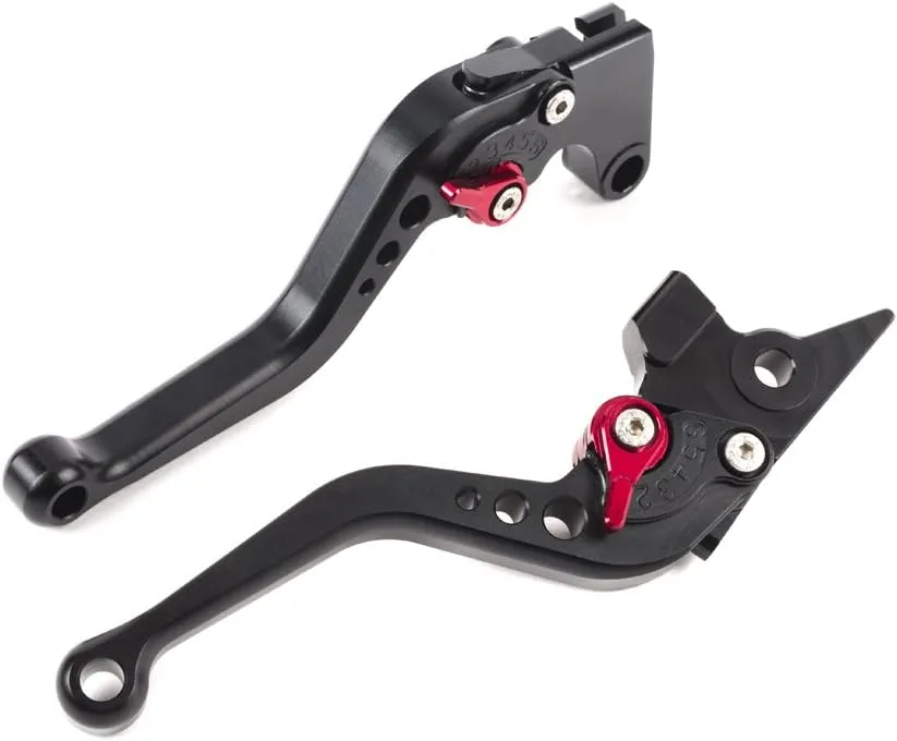 SunPower Short Brake Clutch Levers CNC Adjustable Aluminum for Yamaha FZ1 FAZER 06-15,FZ8 11-15,FZ6R 09-15,FZ6 FAZER 04-10,XSR 700/900 ABS 16-17,MT-07 14-17,MT09/SR/FZ9 14-17,XJR Diversion SPL077