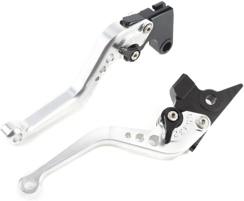 SunPower Short Levers Brake Clutch Levers CNC Adjustable Aluminum for Yamaha FZ1 FAZER 06-15,FZ8 11-15,FZ6R 09-15,FZ6 FAZER 04-10,XSR 700/900 ABS 16-17,MT-07 14-17,MT09/SR/FZ9 14-17,XJR SPL077