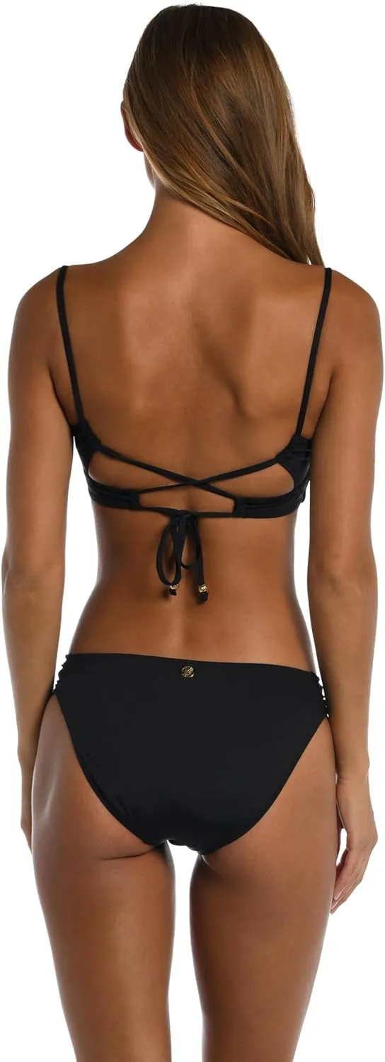 Sunshine 79 Women's Standard Over The Shoulder Bralette Bikini Swimsuit Top
