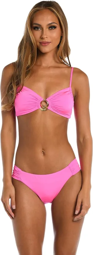 Sunshine 79 Women's Standard Over The Shoulder Bralette Bikini Swimsuit Top