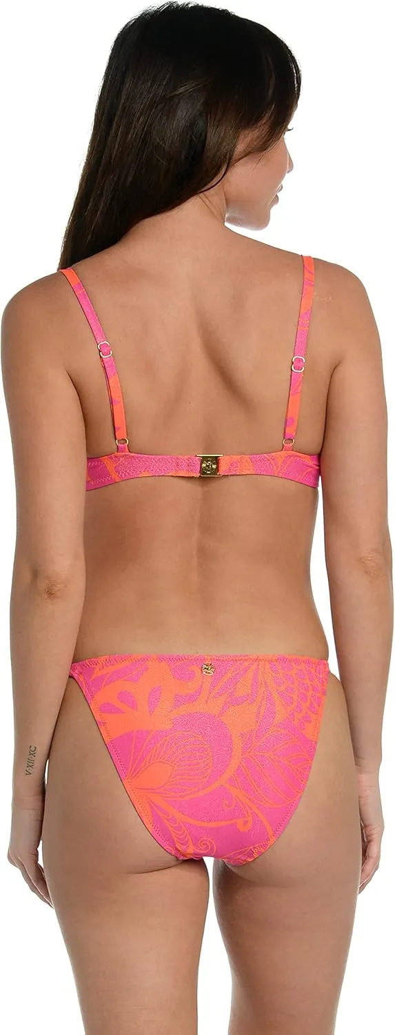 Sunshine 79 Women's Standard Over The Shoulder Underwire Bralette Bikini Swimsuit Top