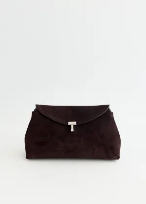 T-Lock Suede Clutch