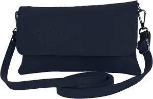 T226 - Italian leather clutch shoulder bag small