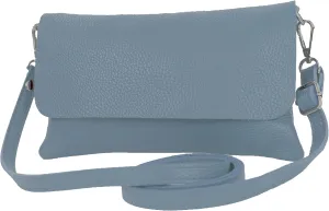 T226 - Italian leather clutch shoulder bag small