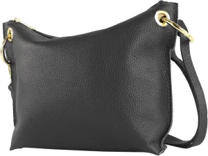 T243 / T252 women's leather shoulder bag, evening bag handmade in Italy