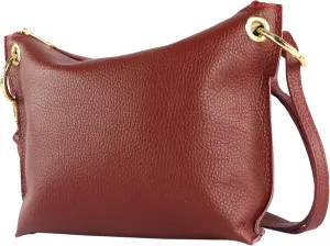T243 / T252 women's leather shoulder bag, evening bag handmade in Italy