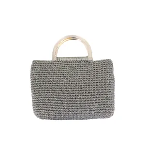 Taco Clutch - Silver & Clear Handle