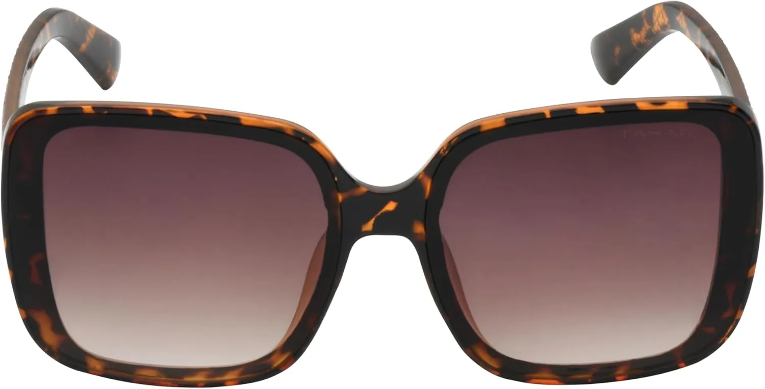 TAHARI Women's Square-Retro Oversized Sunglasses